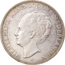 Moneda, Países Bajos, Wilhelmina I, 2-1/2 Gulden, 1930, MBC+, Plata, KM:165