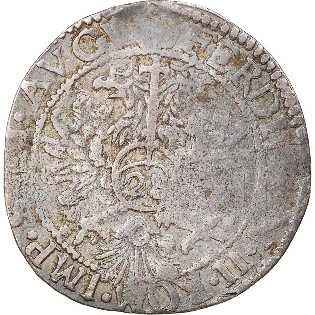 Coin, German States, Ferdinand II, 28 Stuivers, Florin, Emden, VF(30-35), Silver