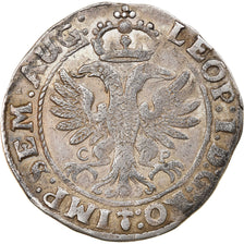 Monnaie, Etats allemands, Leopold I, 6 Stuivers, Schilling, 1674, Emden, TTB