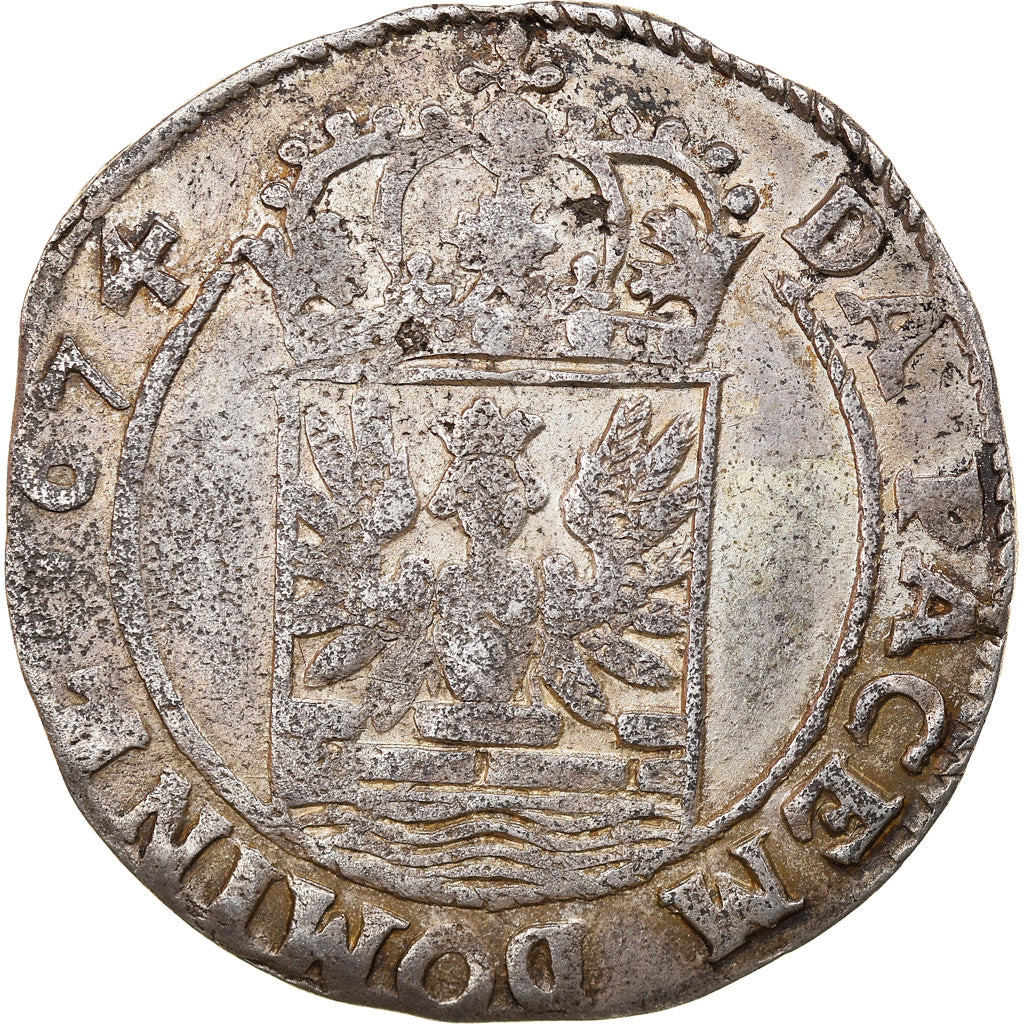 Coin, German States, Leopold I, 6 Stuivers, Schilling, 1674, Emden, EF(40-45)
