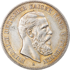 Coin, German States, PRUSSIA, Friedrich III, 2 Mark, 1888, Berlin, AU(55-58)