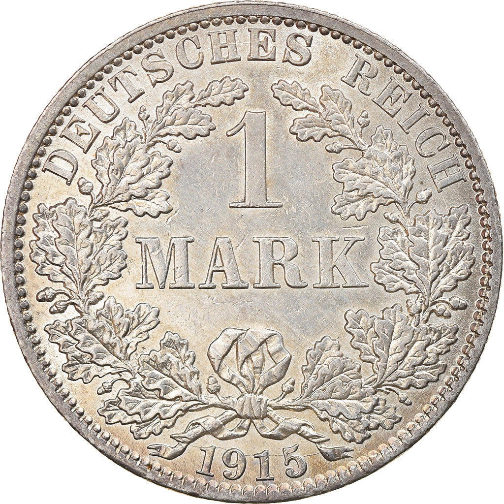 Münze, GERMANY - EMPIRE, Wilhelm II, Mark, 1915, Berlin, UNZ, Silber, KM:14