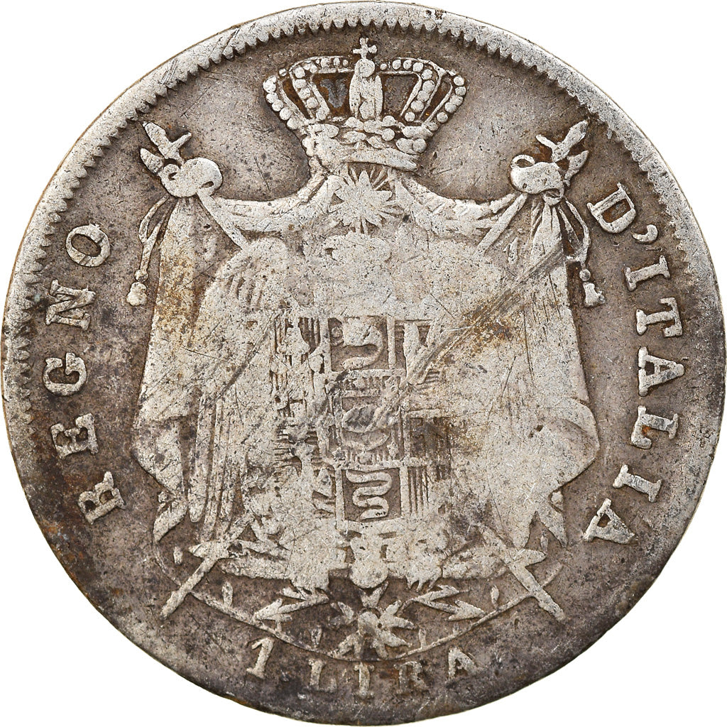 Coin, ITALIAN STATES, KINGDOM OF NAPOLEON, Napoleon I, Lira, 1811, Bologna