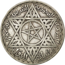 MOROCCO, 200 Francs, 1953, Paris, KM #53, EF(40-45), Silver, Lecompte #291, 7.86