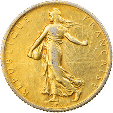 Coin, France, Semeuse, Franc, 1913, Paris, EF(40-45), Silver, KM:844.1
