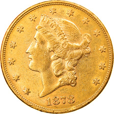 Coin, United States, Liberty Head, $20, Double Eagle, 1878, U.S. Mint, San