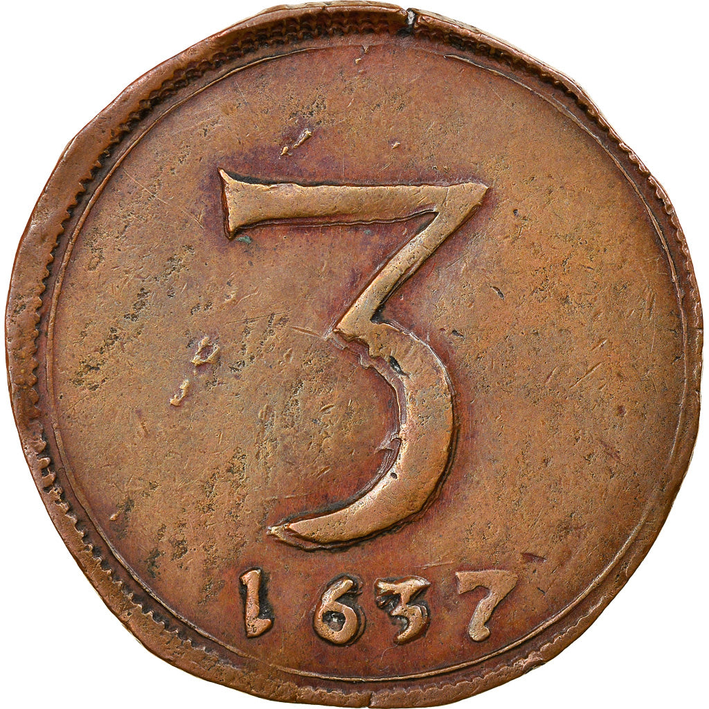 Países Baixos Espanhóis, Token, Paroisse Saint-Etienne de Lille, Méreau de 3