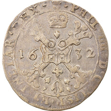 Münze, Spanische Niederlande, BRABANT, Philip IV, 1/4 Patagon, 1632, Antwerpen