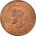 Coin, France, Cérès, 5 Centimes, 1896, Paris, AU(55-58), Bronze, KM:821.1
