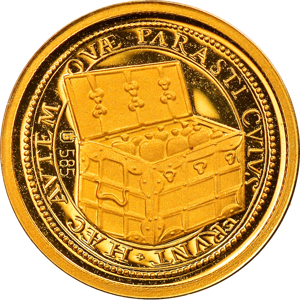 Unione Europea, medaglia, Europa, 2009, FDC, Oro
