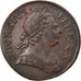 Coin, Great Britain, George III, 1/2 Penny, 1772, EF(40-45), Copper, KM:601