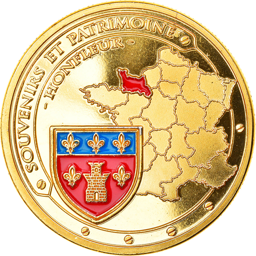France, Token, Touristic token, Honfleur - Le port, Souvenirs et Patrimoine