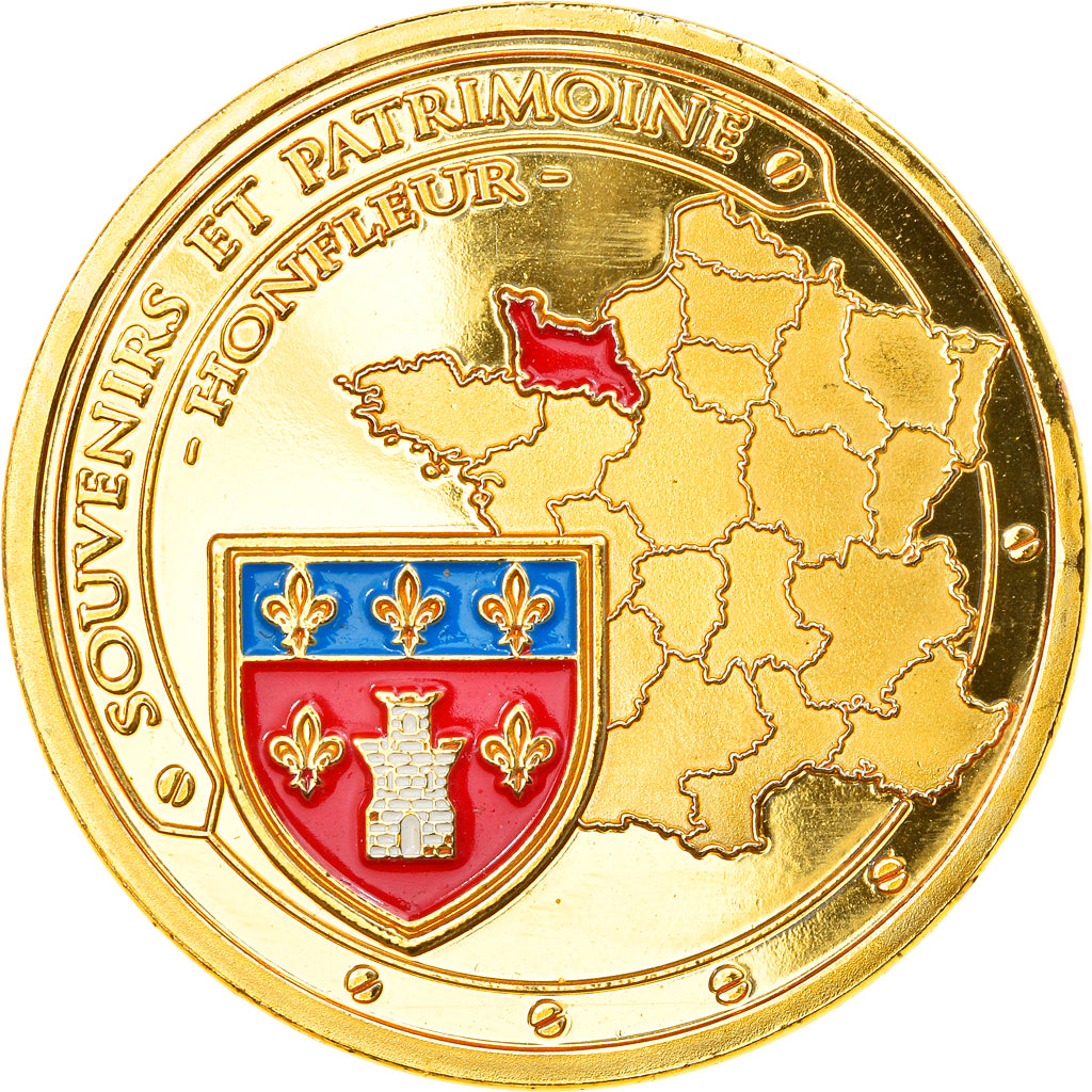 France, Token, Touristic token, Honfleur - Le port, Souvenirs et Patrimoine