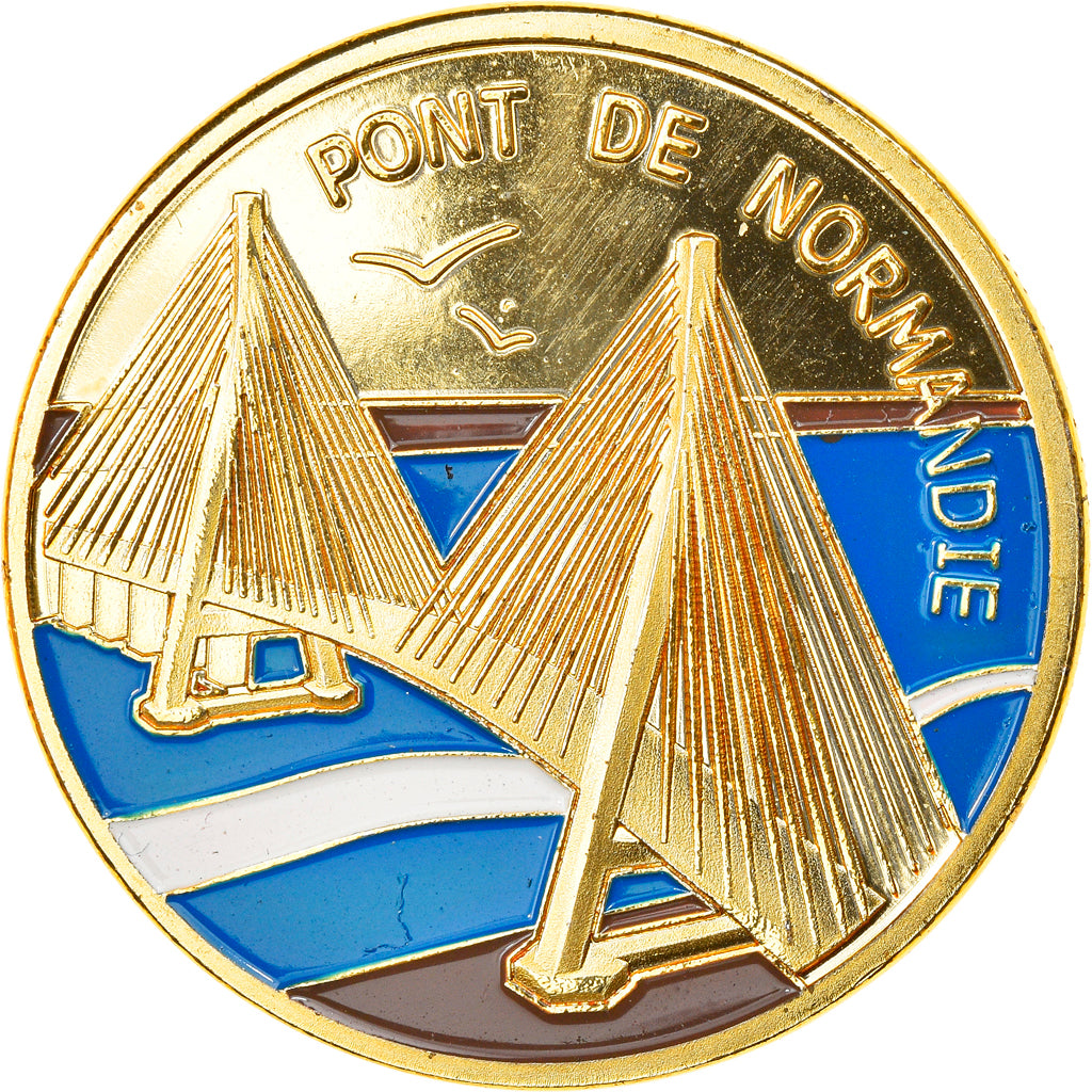 France, Token, Touristic token, Normandie - Pont de Normandie, Souvenirs et