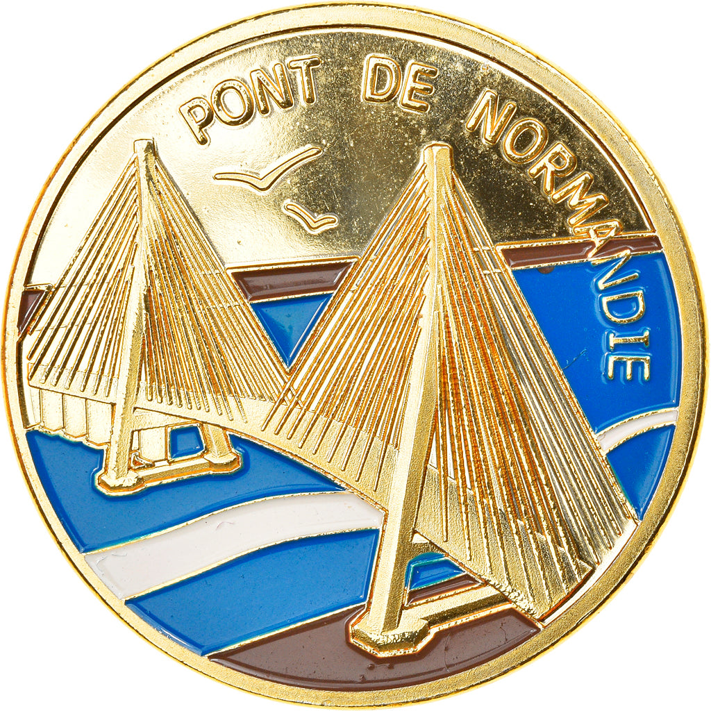 France, Token, Touristic token, Normandie - Pont de Normandie, Souvenirs et
