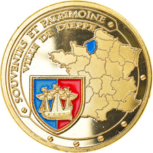 France, Jeton, Jeton Touristique, 76/ Dieppe - Château, Souvenirs et