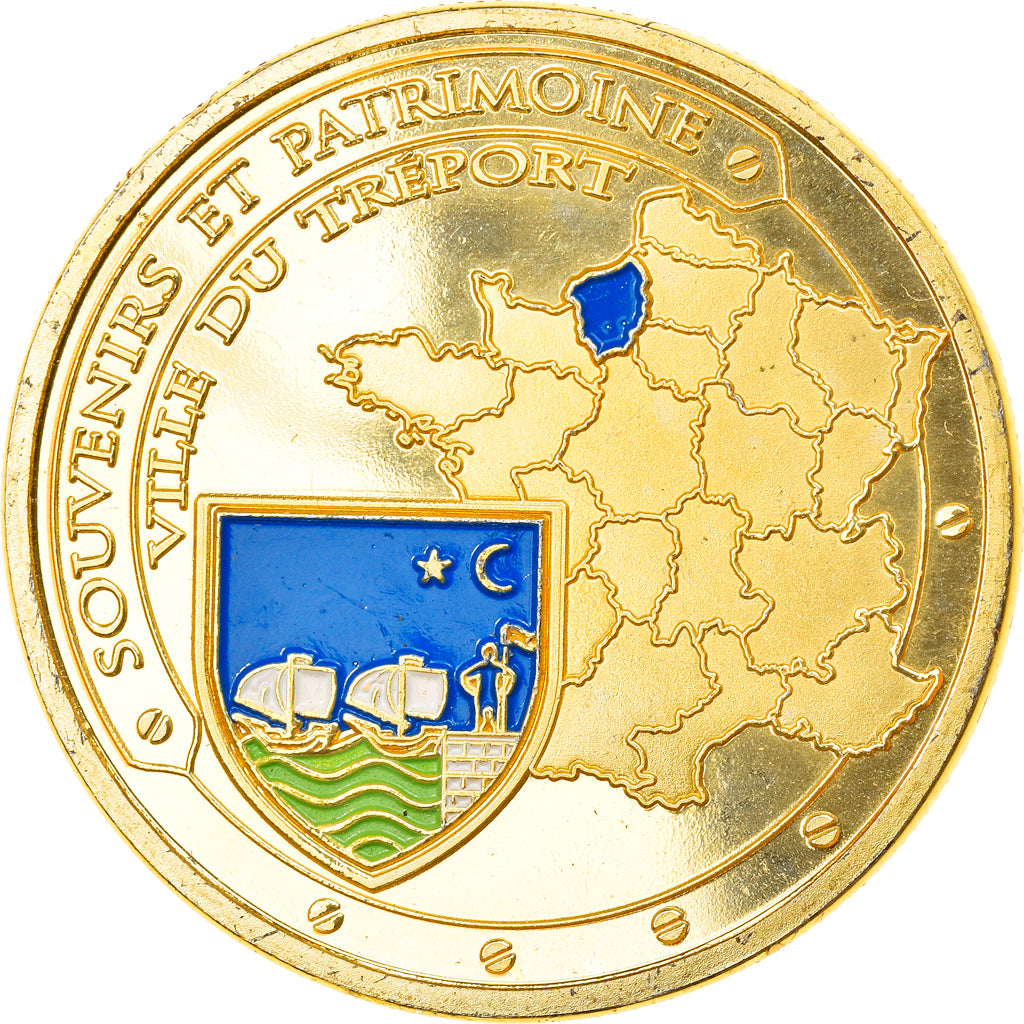 France, Jeton, Jeton Touristique, 76/ Le Tréport - Funiculaire - 01/07/1908