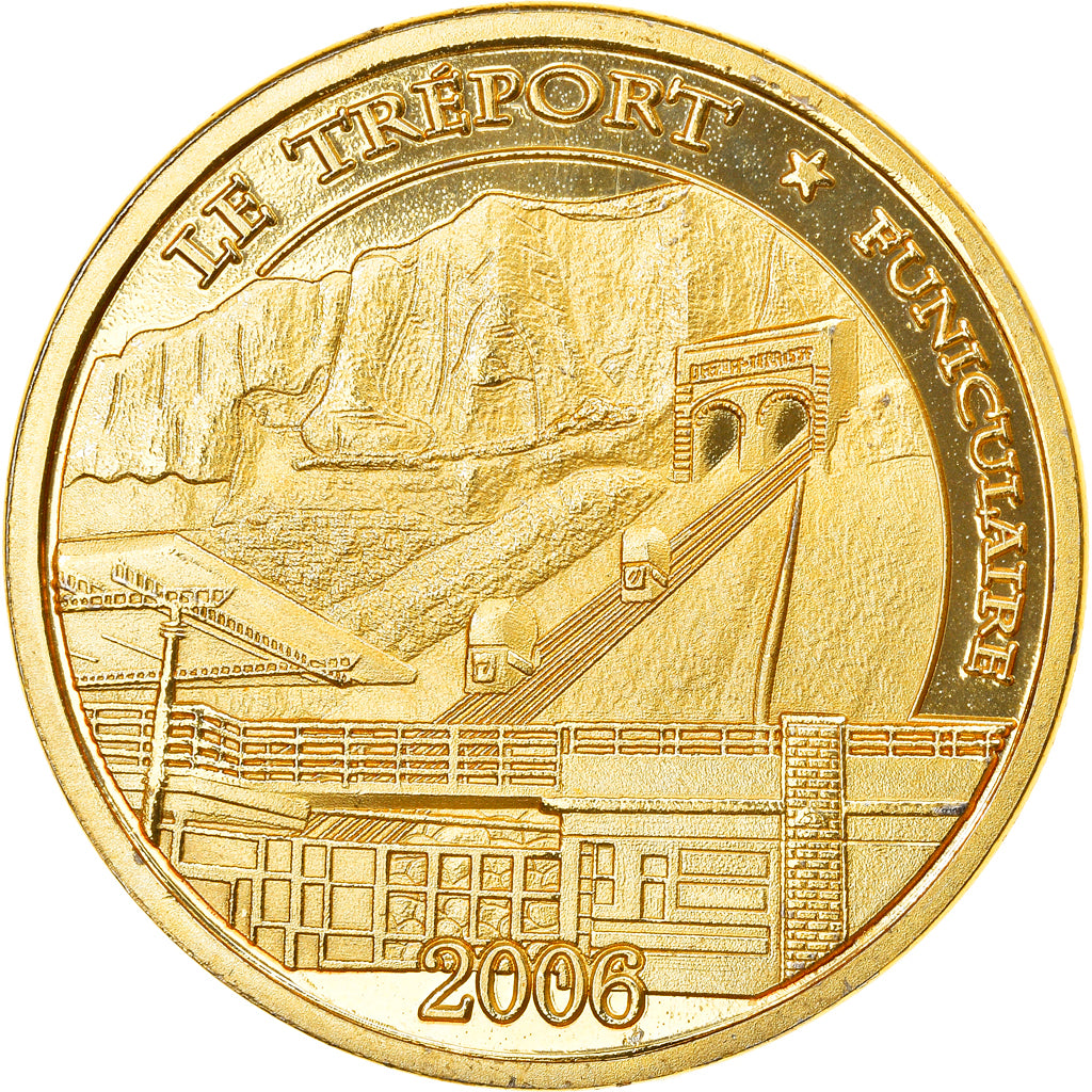 France, Token, Touristic token, 76/ Le Tréport - Funiculaire, 2006, Souvenirs