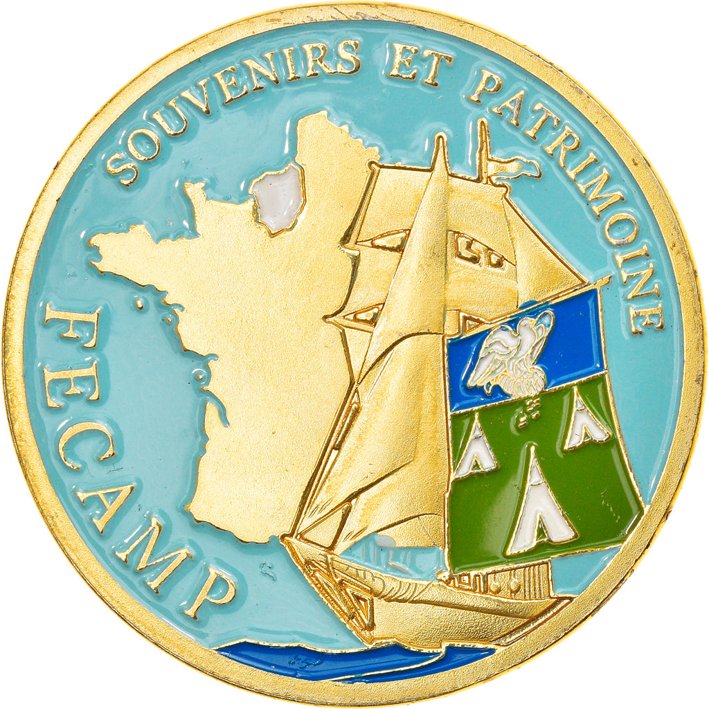 Frankrijk, Token, Toeristisch fiche, 76/ Fécamp - Goélettes, Souvenirs et