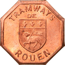 France, Jeton, Rouen, Tramways de rouen, Bon pour une Section, Banlieue, SUP+
