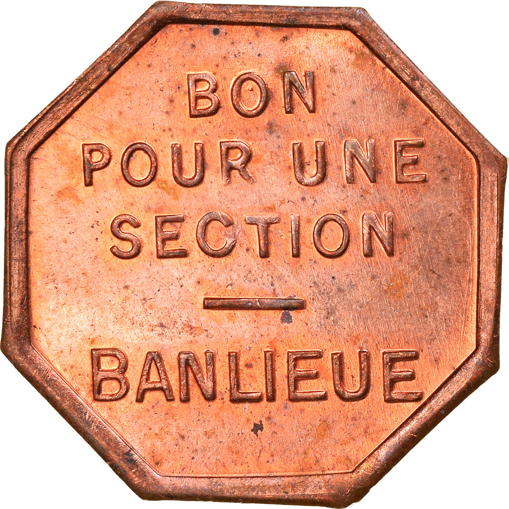 France, Jeton, Rouen, Tramways de rouen, Bon pour une Section, Banlieue, SUP+