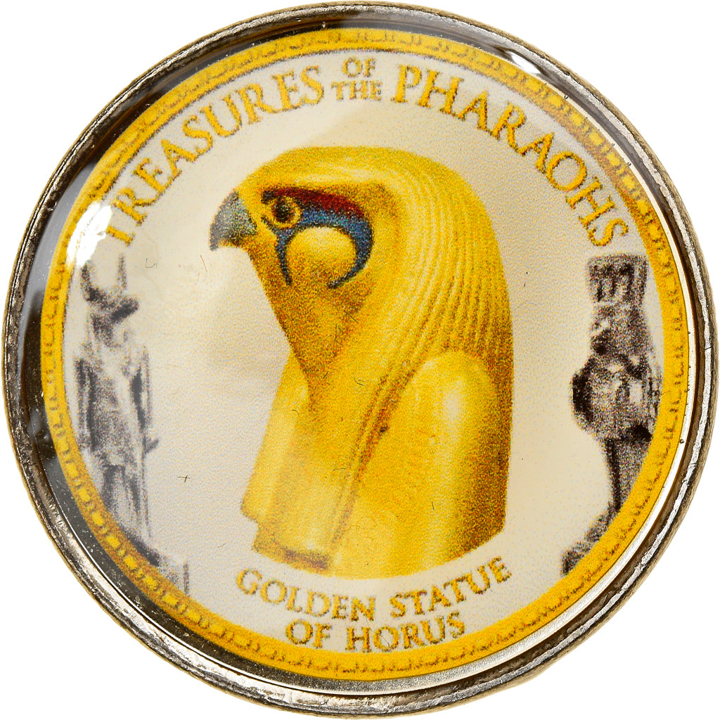 Monnaie, Égypte, Golden statue of Horus, Pound, 2010/AH1431, SPL, Bi-Metallic