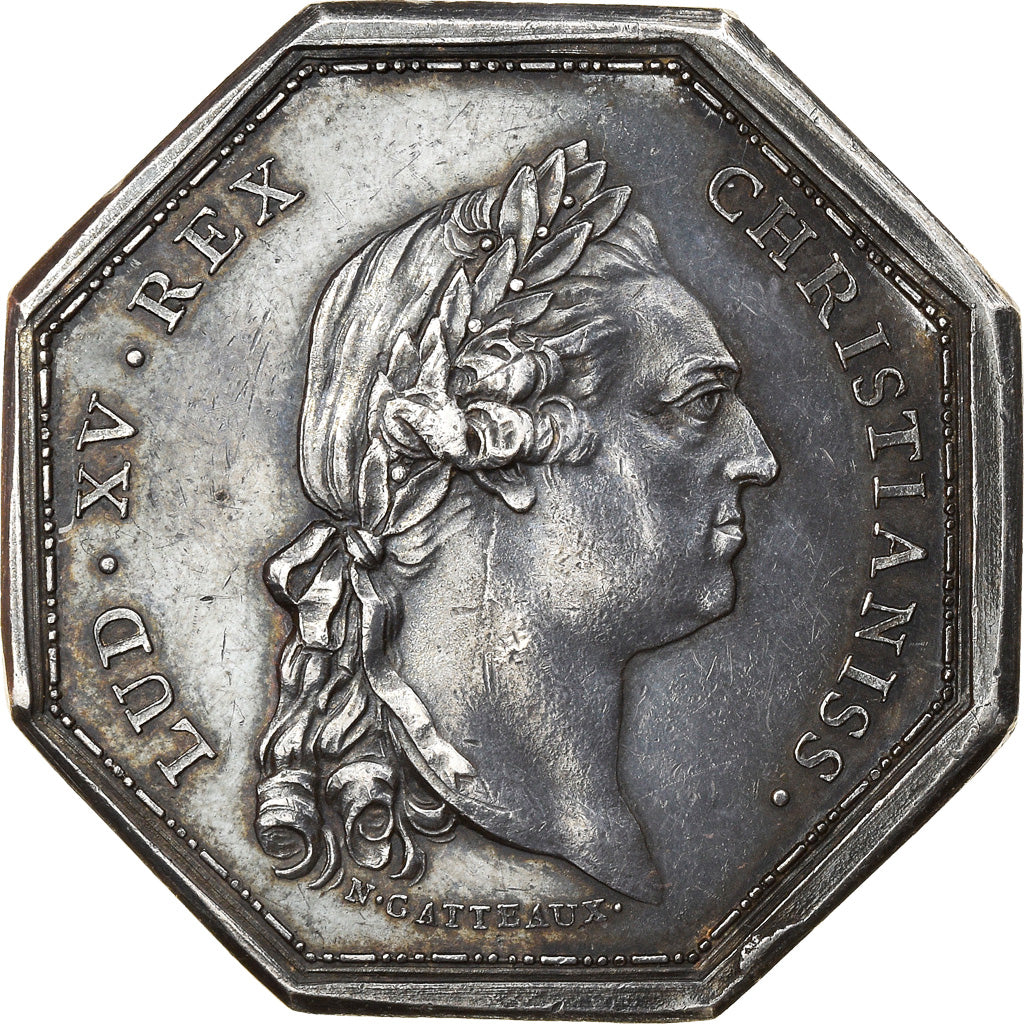 France, Token, Louis XV, Compagnie Royale d'Afrique à Marseille, 1774