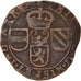 Moneta, Paesi Bassi Spagnoli, TOURNAI, Philip IV, Liard, 12 Mites, 1653