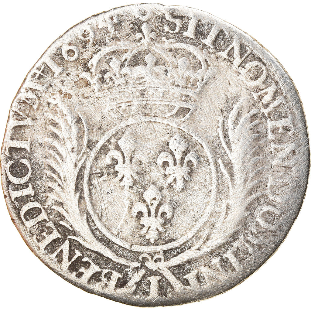 Moneta, Francia, Louis XIV, 1/4 Écu aux palmes, 1/4 Ecu, 1694, Limoges, Very