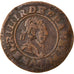 Moneda, Francia, Henri III, La Ligue, Double Tournois, Paris, BC+, Cobre