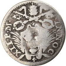 Moneta, DEPARTAMENTY WŁOSKIE, PAPAL STATES, Innocent XII, Grosso, 1696, Roma
