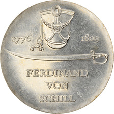 Moneta, NIEMCY - NRD, 5 Mark, 1976, AU(55-58), Miedź-Nikiel, KM:60