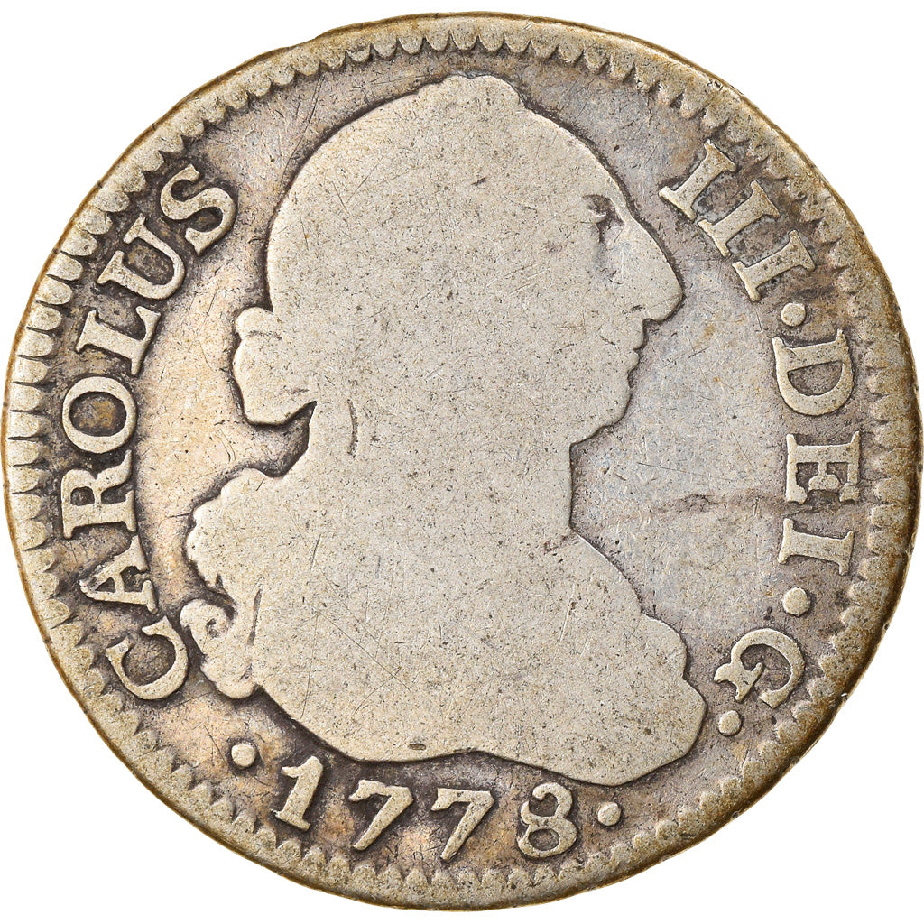 Monnaie, Espagne, Charles III, 2 Reales, 1778, Madrid, B+, Argent, KM:412.1