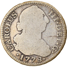 Monnaie, Espagne, Charles III, 2 Reales, 1778, Madrid, B+, Argent, KM:412.1