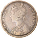 Moneda, INDIA BRITÁNICA, Victoria, Rupee, 1890, BC+, Plata, KM:492