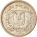 Coin, Dominican Republic, 25 Centavos, 1944, EF(40-45), Silver, KM:20