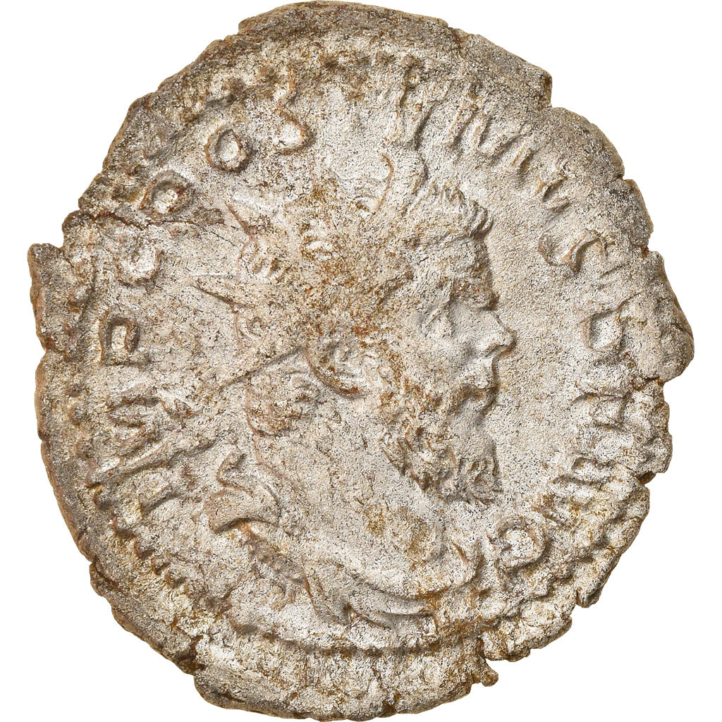 Moneta, Postumus, Antoninianus, 261, Trier, EF(40-45), Bilon, RIC:73