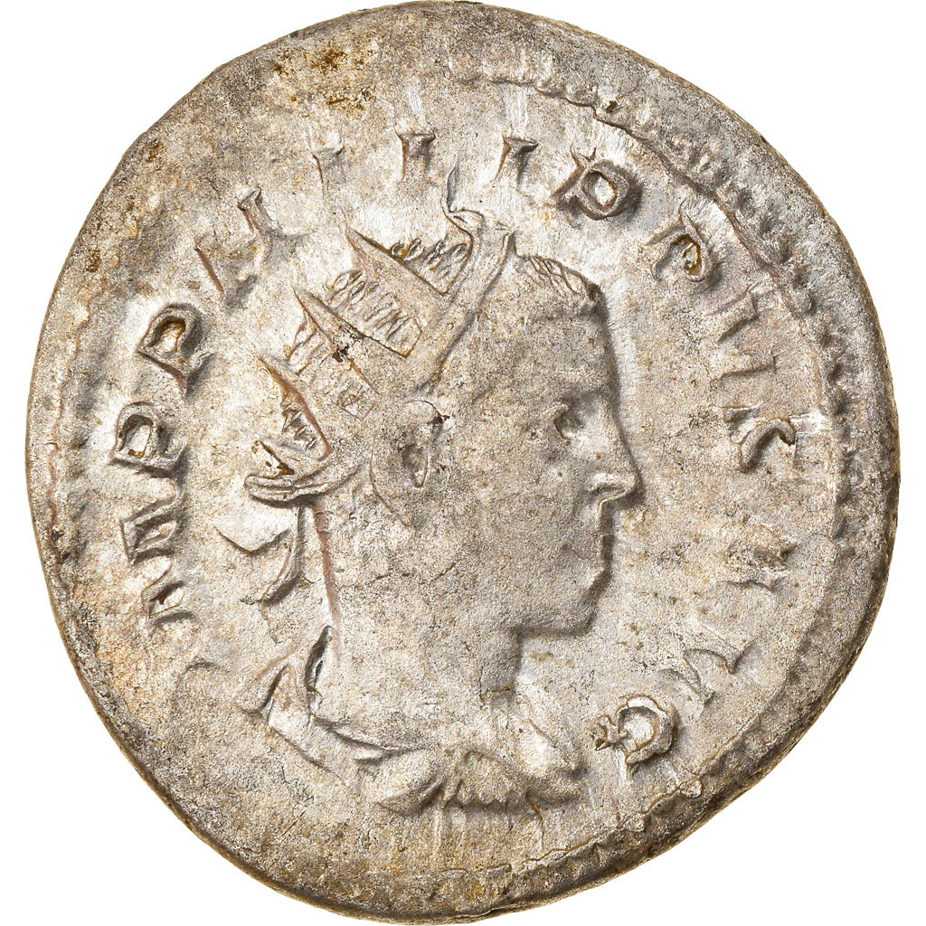 Monnaie, Philippe II, Antoninien, 249, Roma, TTB, Billon, RIC:230