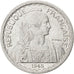FRENCH INDO-CHINA, 10 Cents, 1945, Paris, KM #28.1, AU(50-53), Aluminum, 23,...