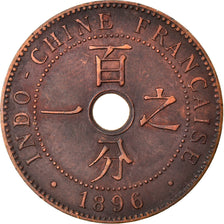Coin, FRENCH INDO-CHINA, Cent, 1896, Paris, EF(40-45), Bronze, KM:8, Lecompte:50