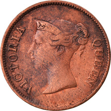 Coin, Straits Settlements, Victoria, 1/4 Cent, 1845, VF(30-35), Copper, KM:1
