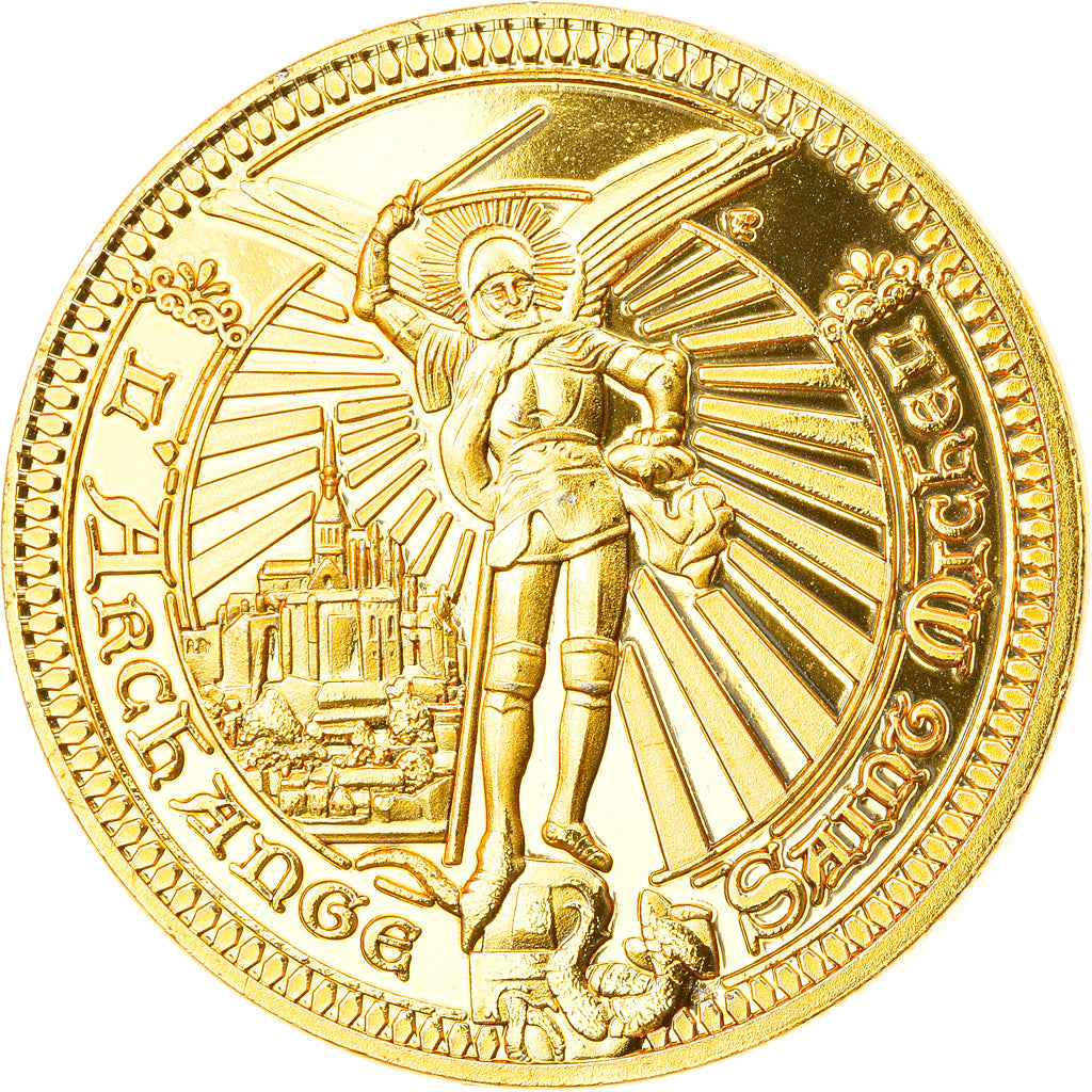 France, Token, Touristic token, Le Mont Saint-Michel, MS(65-70), Cupro-nickel