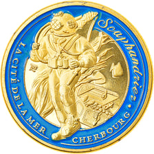 France, Token, Touristic token, Cherbourg - La Cité de la mer - Scaphandrier