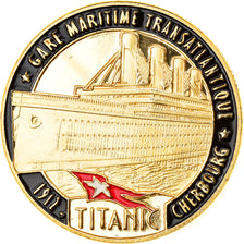France, Token, Cherbourg - Gare maritime transatlantique - Titanic, MS(63)
