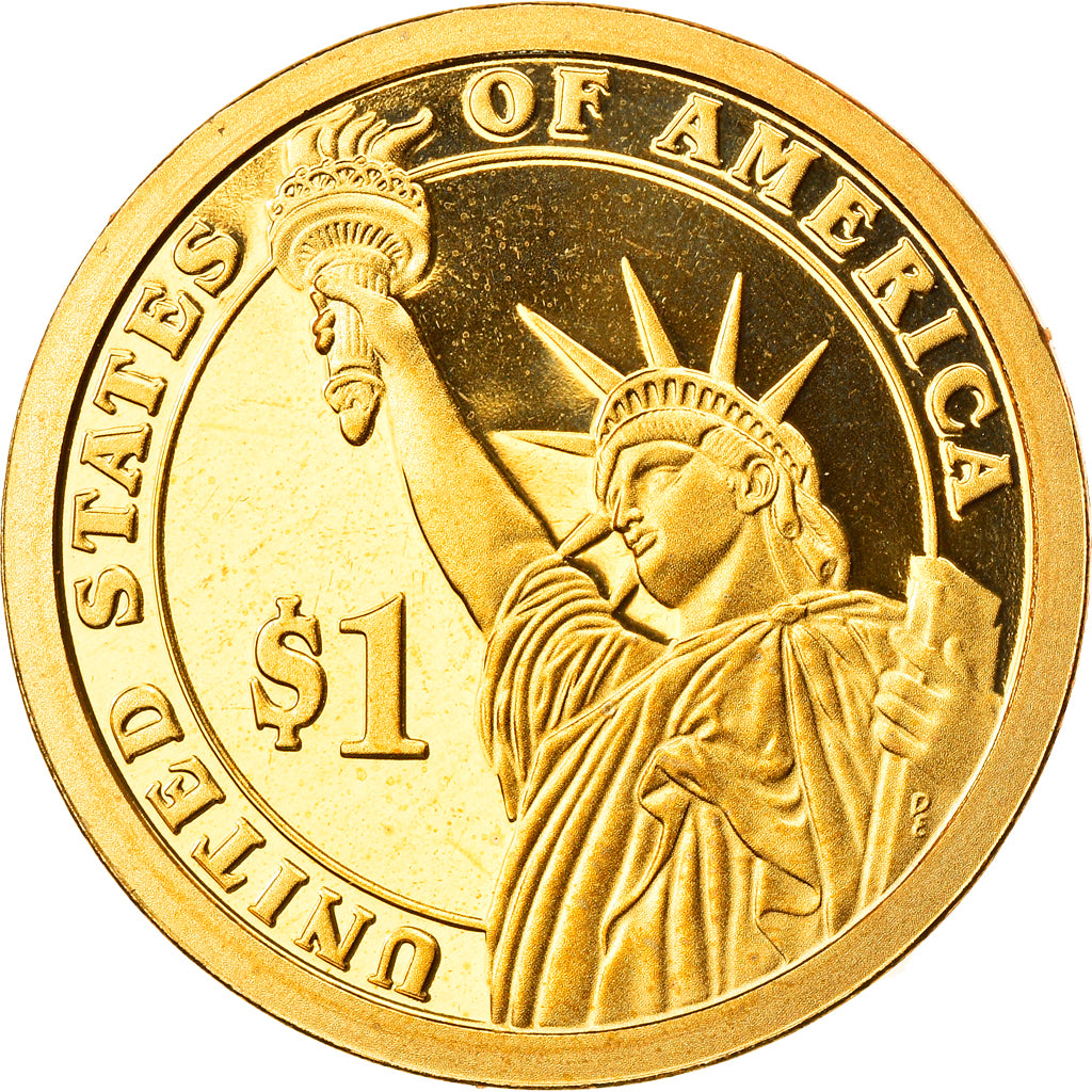 Monnaie, États-Unis, Thomas Jefferson, Dollar, 2007, U.S. Mint, San Francisco