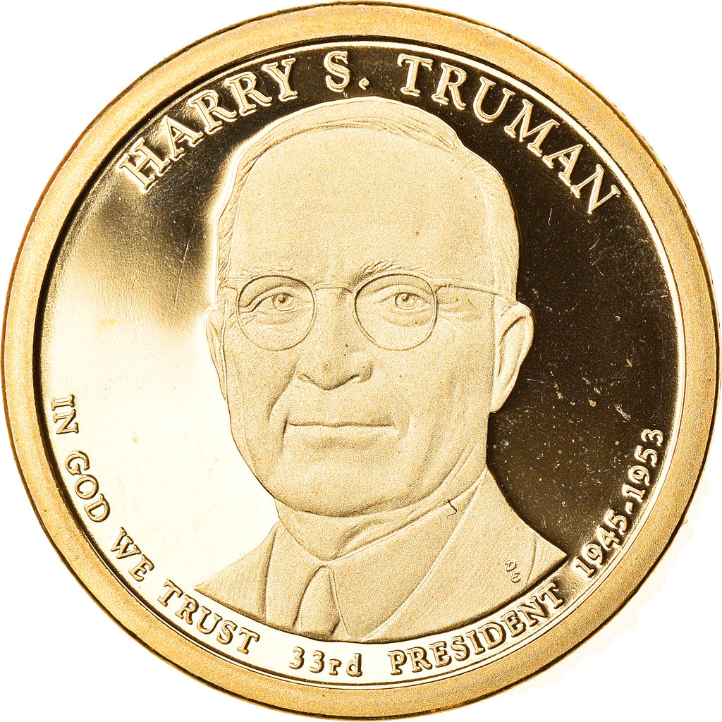 Coin, United States, Harry S. Truman, Dollar, 2015, U.S. Mint, San Francisco