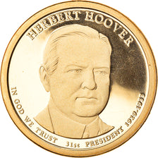 Coin, United States, Herbert Hoover, Dollar, 2014, U.S. Mint, San Francisco