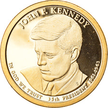 Coin, United States, John F. Kennedy, Dollar, 2015, U.S. Mint, San Francisco