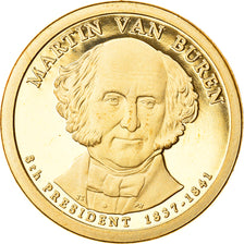 Coin, United States, Martin Van Buren, Dollar, 2008, U.S. Mint, San Francisco