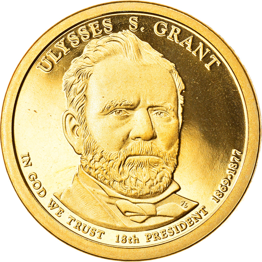 Monnaie, États-Unis, Ulysses S. Grant, Dollar, 2011, U.S. Mint, San Francisco